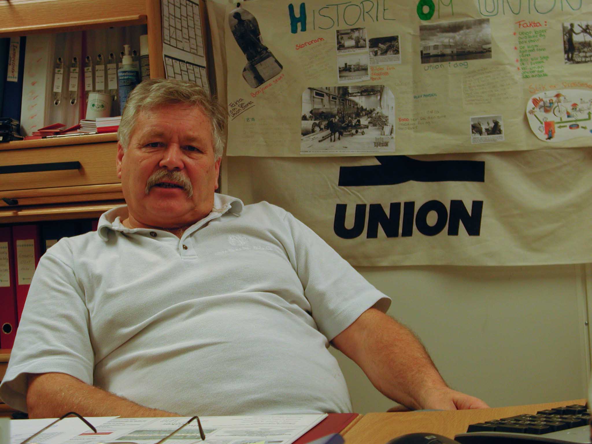 Jan Grini, fackföreningsledare Union