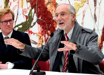 Renzo Piano och Gunnar Kvaran (t.v) Renzo Piano och Gunnar Kvaran (t.v)