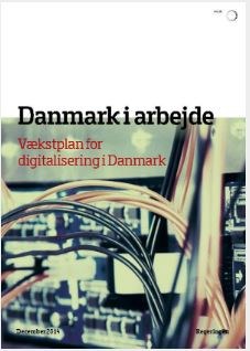 Framsidan av den danska digitaliseringsrapporten