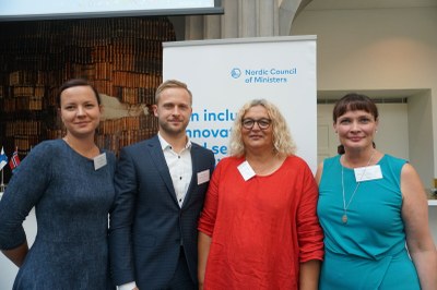 Liis Naber, Raivis Busmanis, Anne-Marie Knudsen och Päivi Kantanen