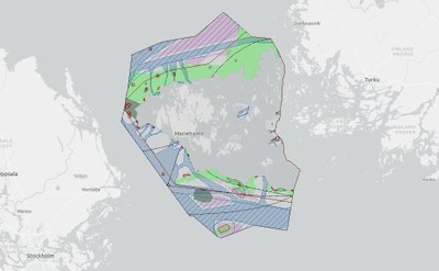 Åland karta