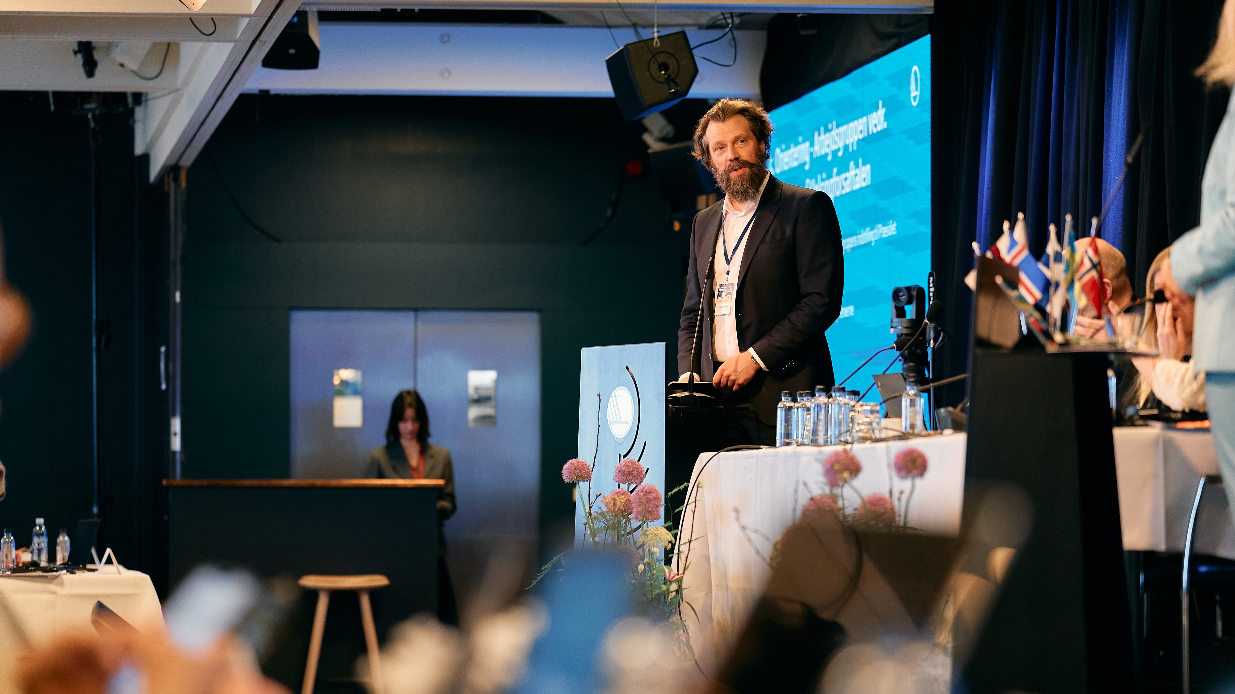 Erling Eidesgaard, foto:  Gwenael Akira Helmsdal Carre/norden.orgNordisk Råd, sessjon, Færøyene