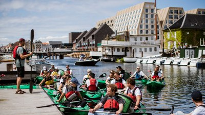 GreenKayak, gruppetur, København, foto: GreenKayak