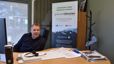 Trond Erik Grundt, daglig leder, Grensetjänsten Norge-Sverige, foto: Line Scheistrøen