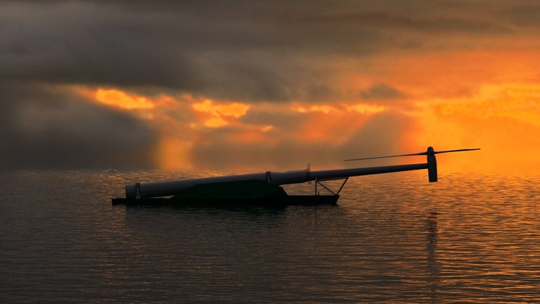 Windflip i solnedgång Windflip i solnedgång