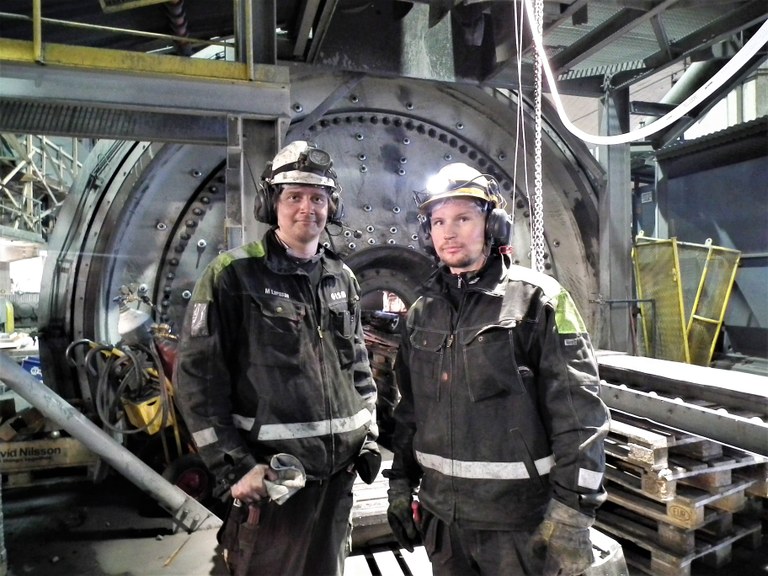 Svenska gruvarbetare Foto Björn Lindahl