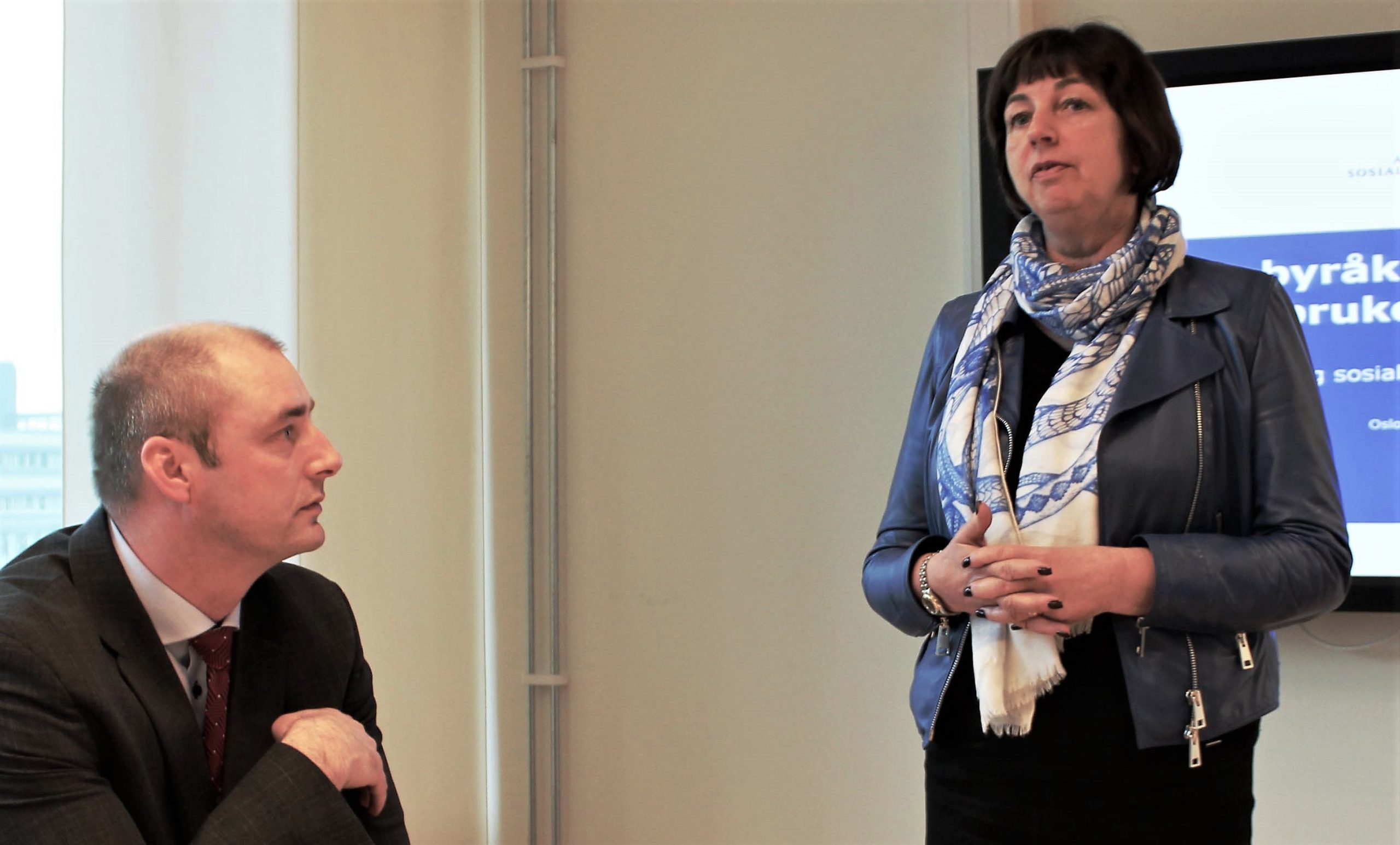 Robert Erikson och Sigrun Vågeng Foto: Berit Kvam