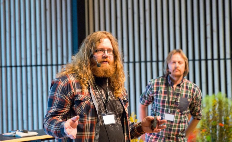 Monsterbedriften Thomas Doull (t.v.) og Håvard Martinsen fra Monsterbedriften, NorgeFoto: Jan Richard Kjelstrup/ASD