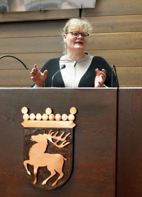 Katrin Sjögren i Ålands lantråd Foto: Robert Jansson