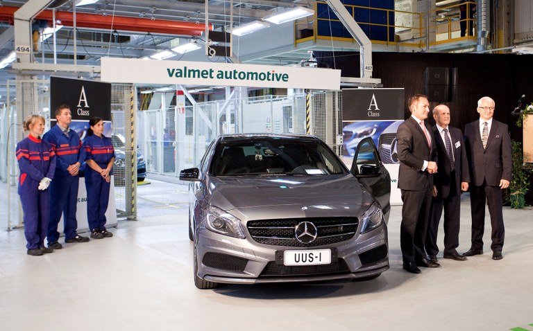 Mercedes event Foto: Valmet Automotive