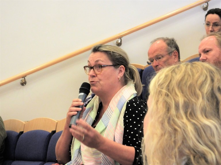 Nanna Højlund nestleder dansk LO Foto: Björn Lindahl