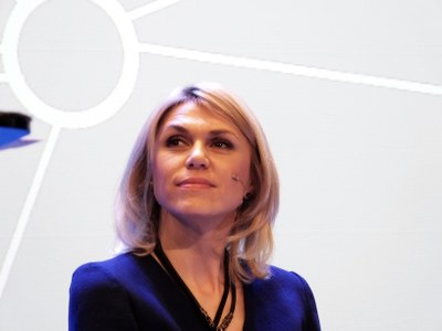 Estlands entreprenörsminister Urve Palo 2 Foto: Björn Lindahl