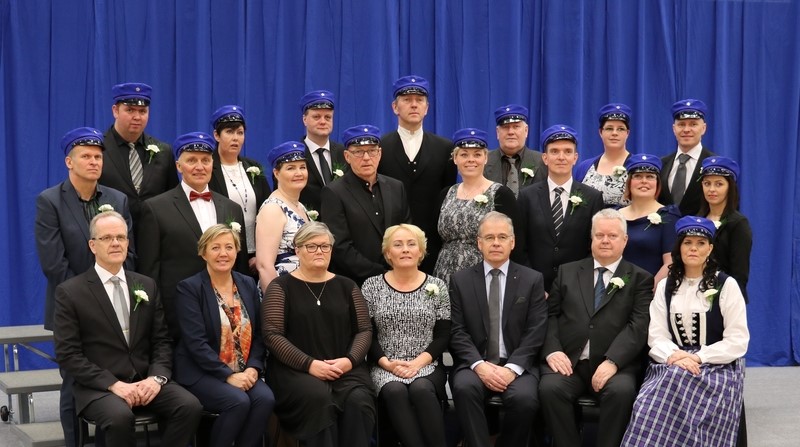 Isländsk avgångsklass Foto: Privat