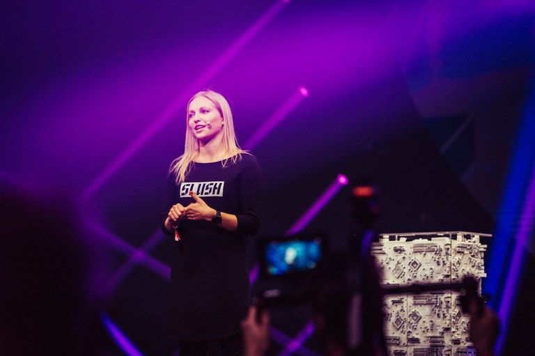 Marianne Vikkula, Slush Foto: Sami Välinkangas, Slush