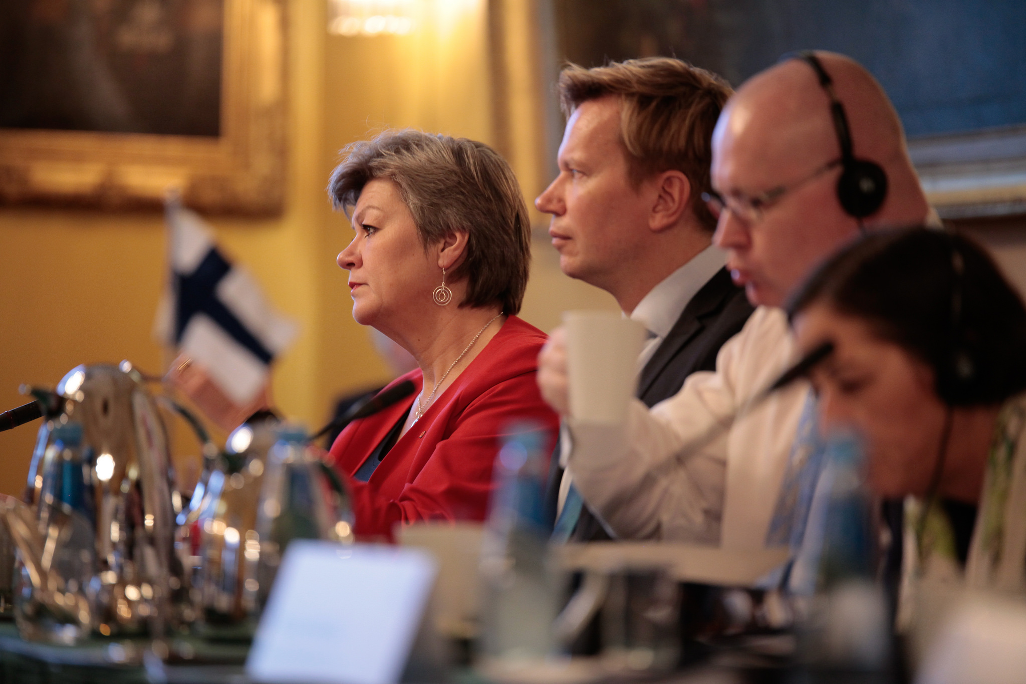 Ylva Johansson och Dan Granaas Foto: Håkon Jacobsen