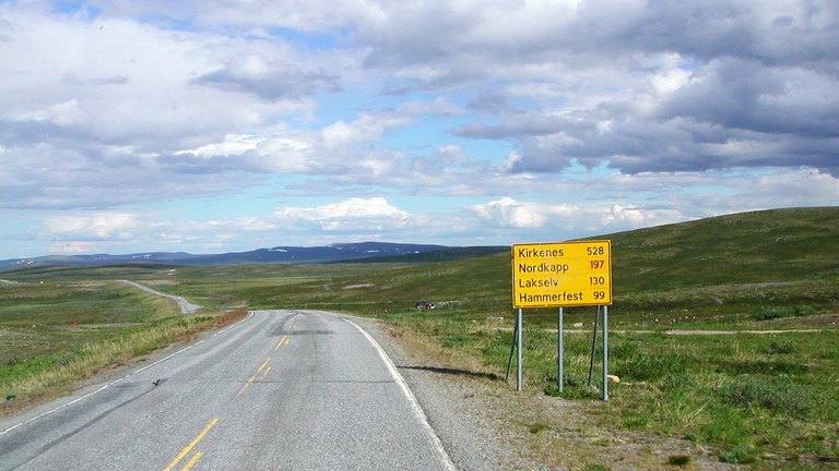 Väg i Finnmark Väg i Finnmark
