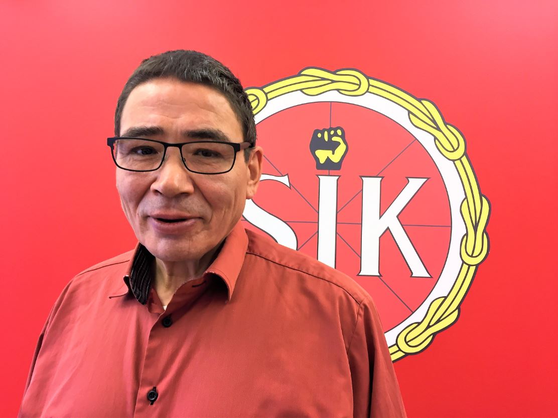 Jess G. Berthelsen, formand SIK, Grønlands største fagforbund Foto: Marie Preisler