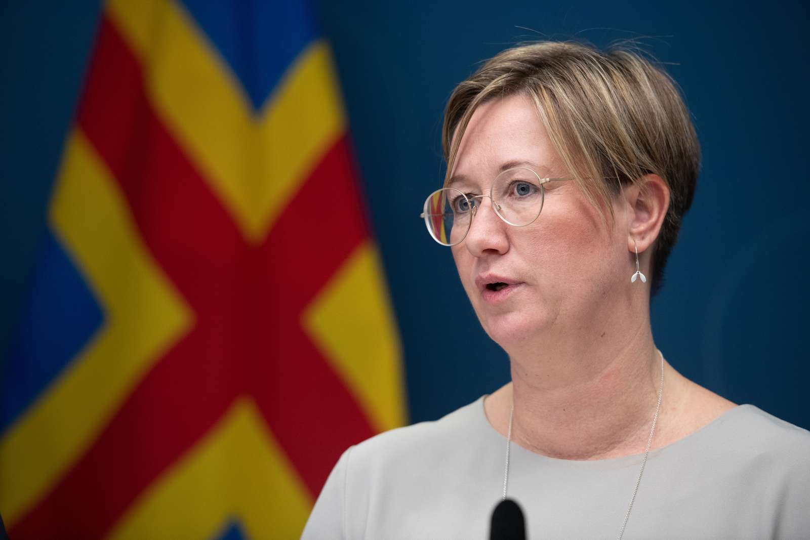 Katrin Sjögren vice lantråd Åland Foto: Johannes Jansson