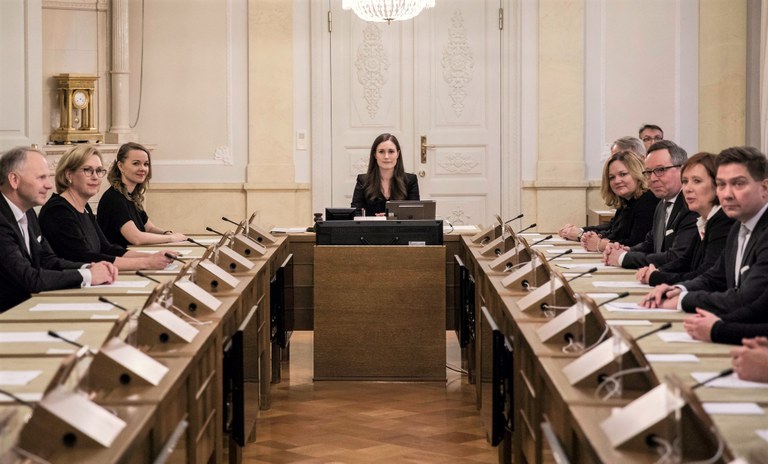 Ny finsk regering december 2019 Foto: Lauri Heikkinen