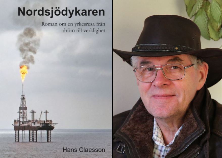 Hans Claesson och bokomslag Foto: Förlaget