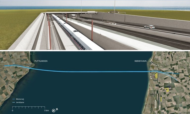 Fehmarn tunnel Illustration: Femern.com