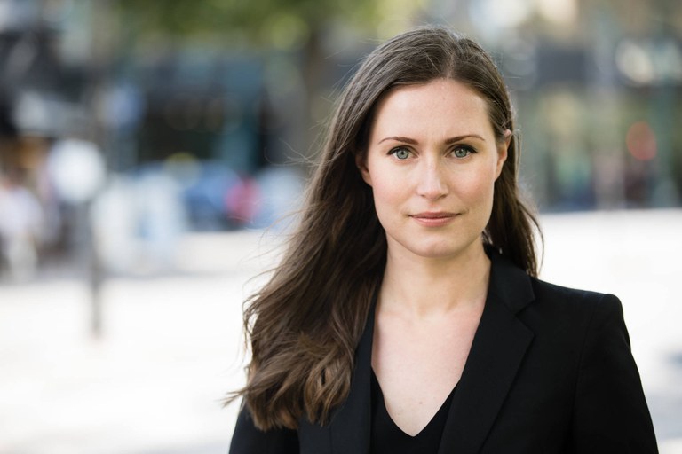 Sanna Marin porträtt Foto: Laura Kotila