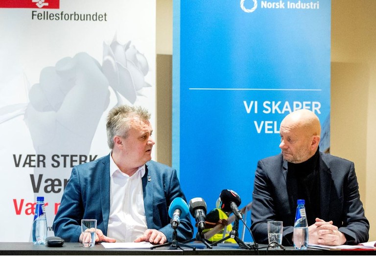 Norske lønnsforhandlinger 2020 Foto: Gorm Kallestad, NTB