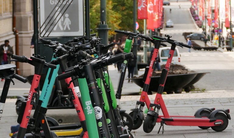 Elsparkcyklar Foto: Björn Lindahl