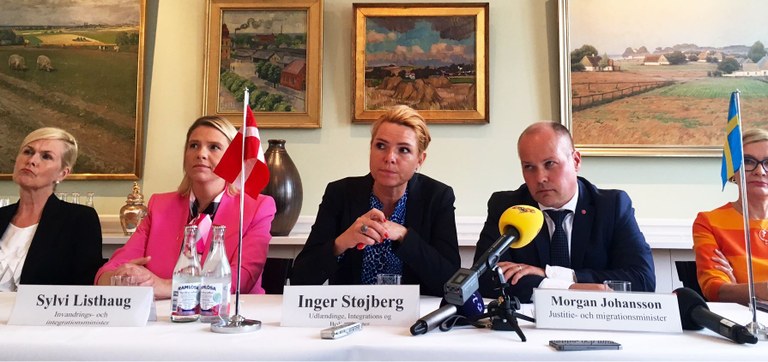 Inger Støjberg på nordiskt möte Foto: Anna Rosenberg
