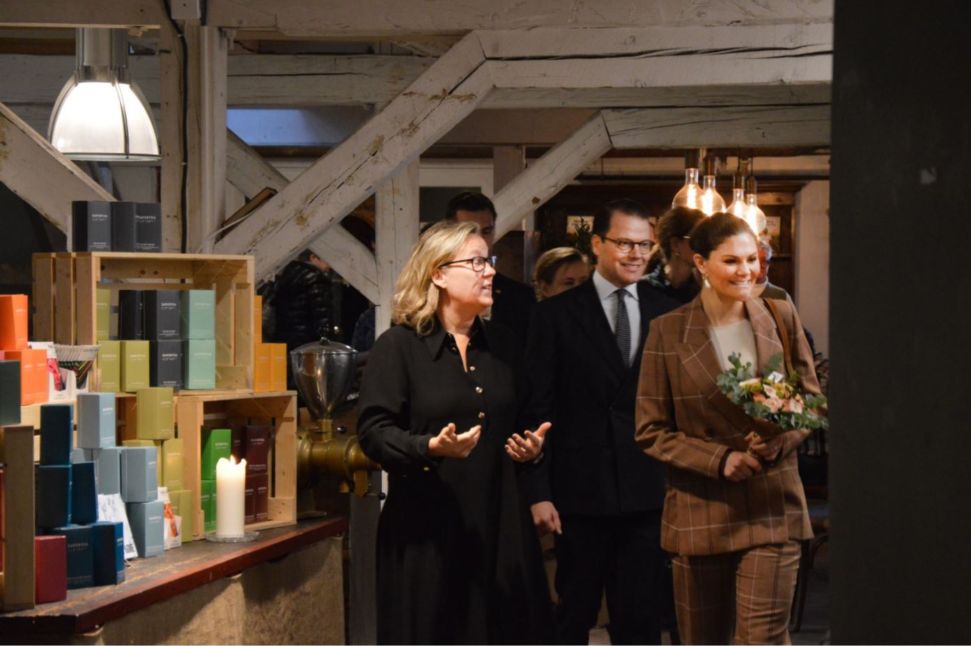 Kronprinsessa Victoria och prins Daniel Foto: Höganäs kommun