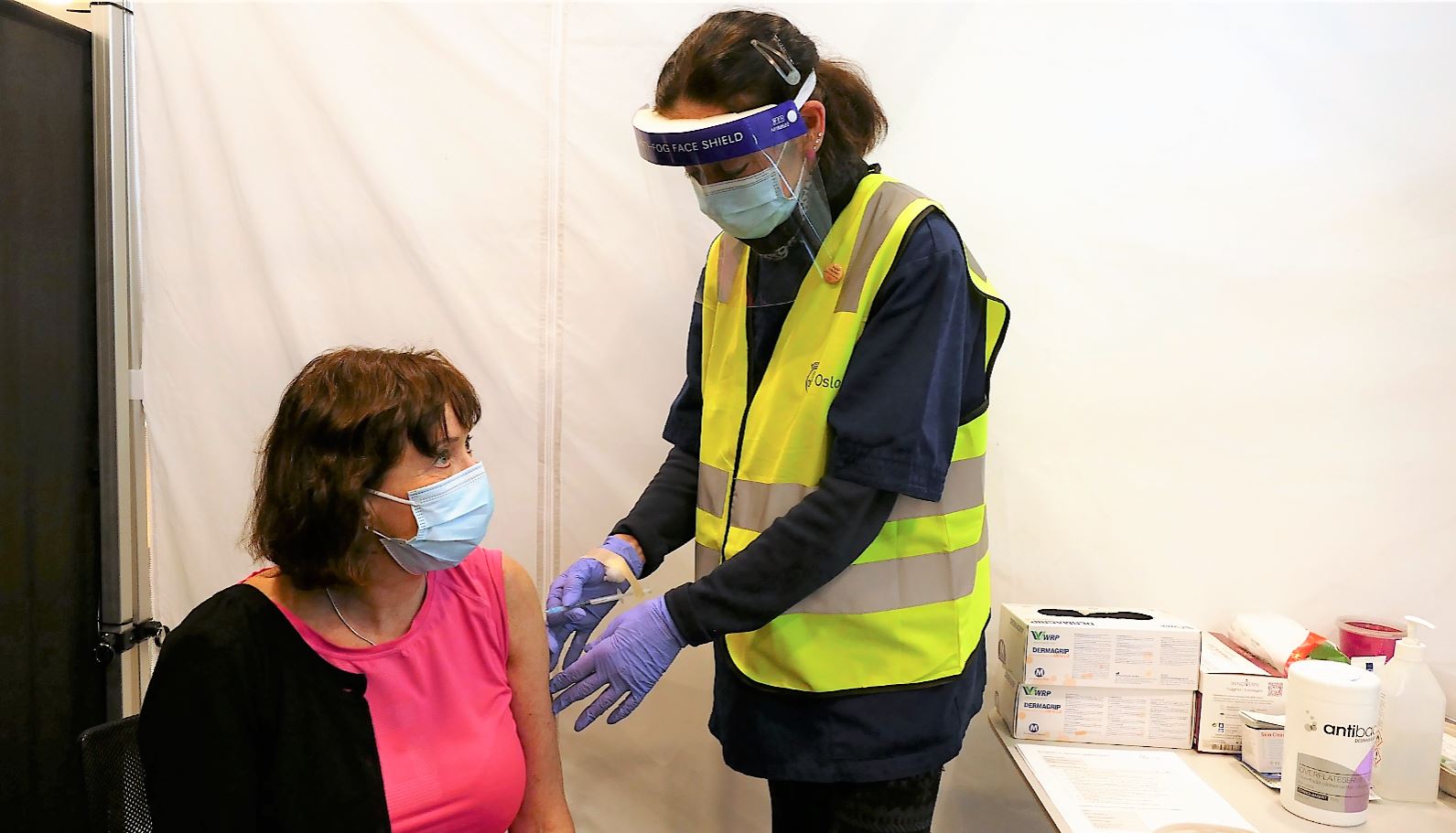 Cornavaccination Foto: Björn Lindahl