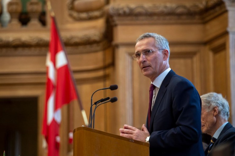 Jens Stoltenberg i Nordiska rådet Foto: Nato