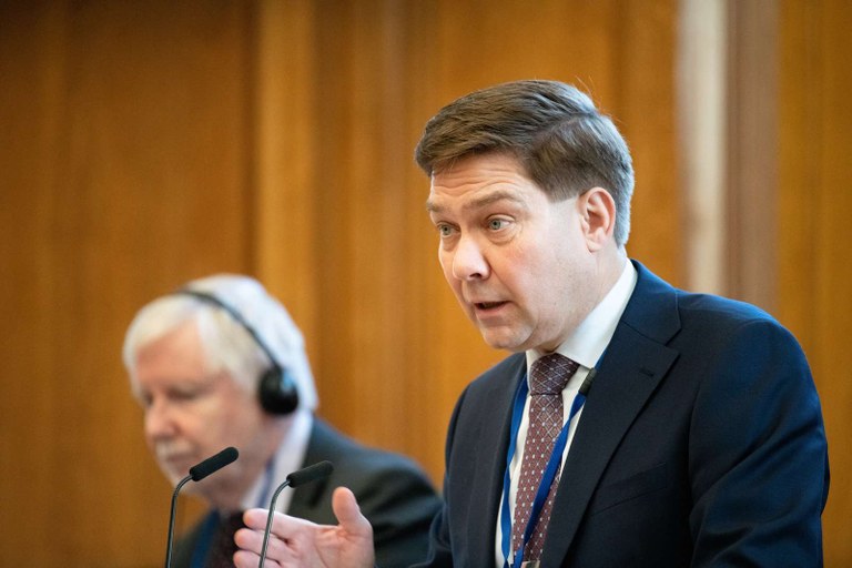 Thomas Blomqvist Nordiska Rådet 2021 Foto: Johannes Jansson/norden.org