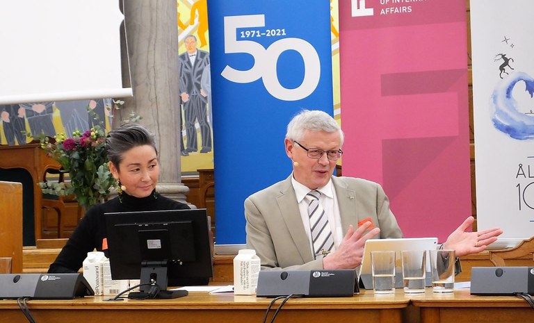 Natuk Lund Olsen och Harry Jansson Foto: Björn Lindahl