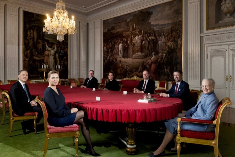Dronning MArgretehe i statsråd Foto: Steen Brogaard