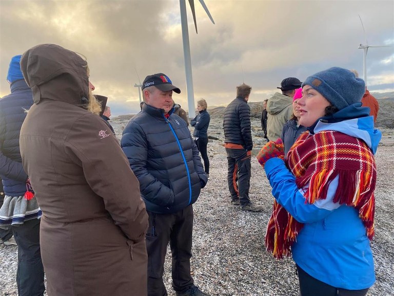 Sametingspresident och Fosen Foto: Sametinget