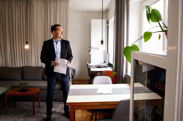 Daniel Larsson, fastighetsmäklare Luleå Foto: Cata Portin