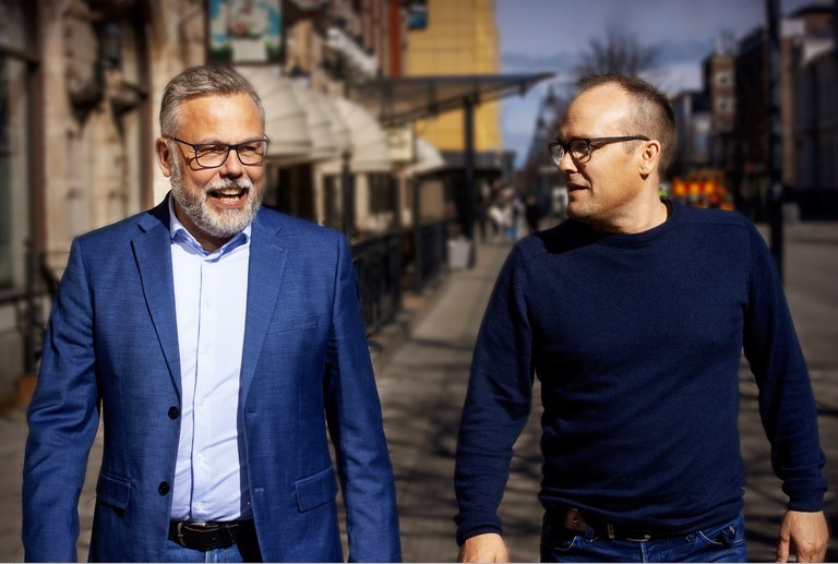 Viktor Kåreborn och Björn Markinhuhta Foto: Cata Portin