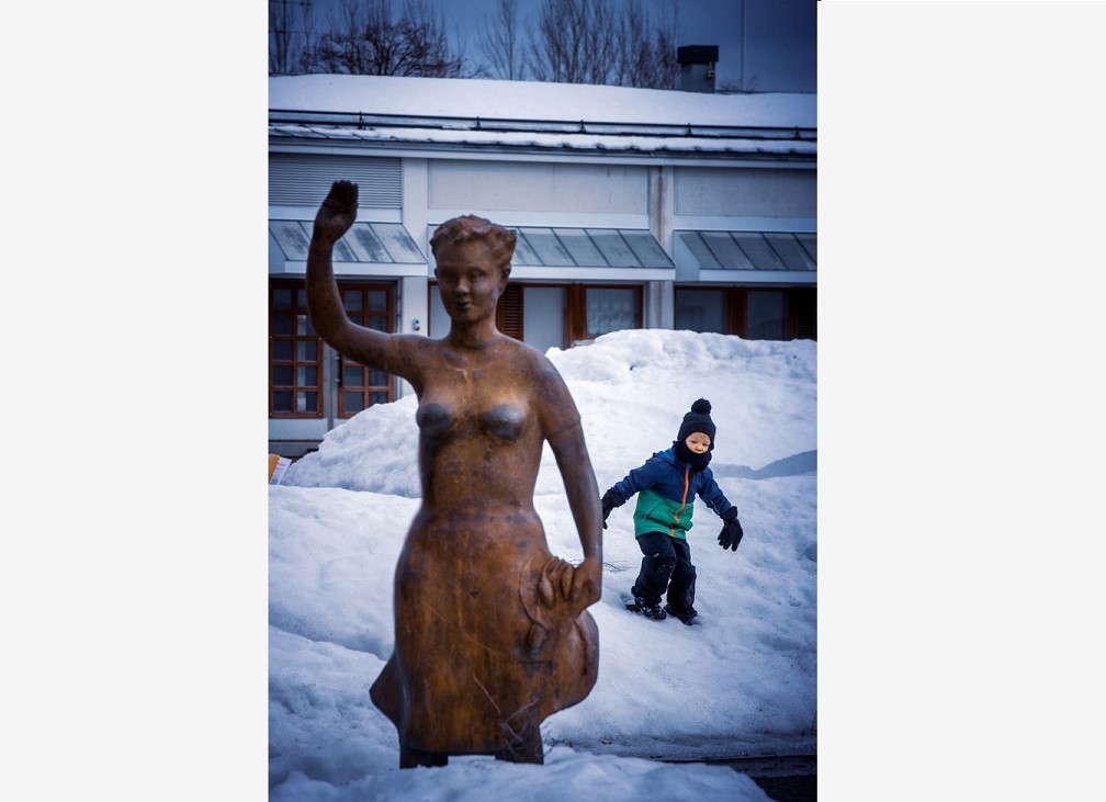 Parikkala skulptur Foto: Cata Portin