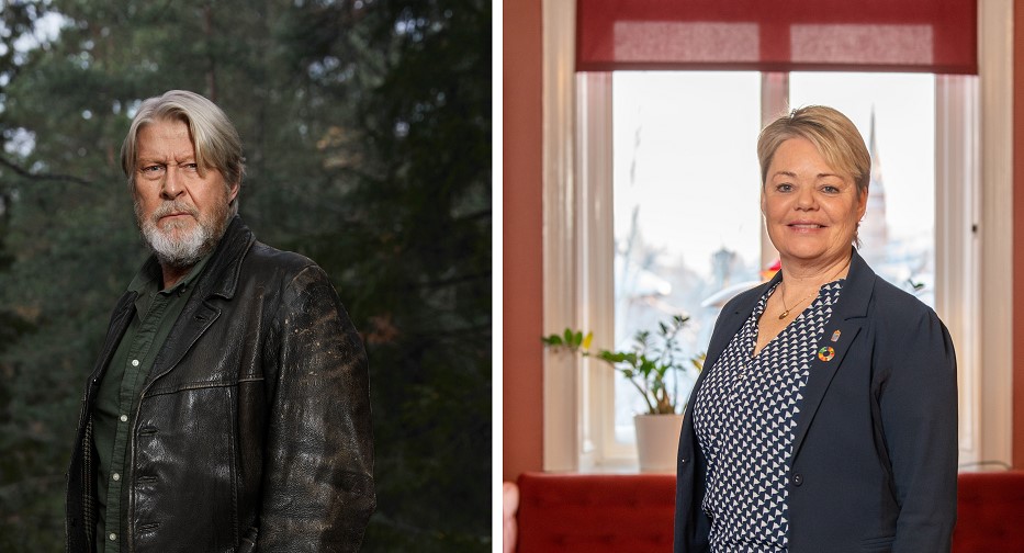 Rolf Lassgård och landshövdingen Foto: TV4 och Landshövdingen