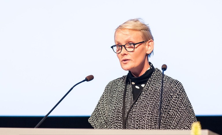 Sólveig Anna Jónsdóttir, leder av Efling Foto: BIG