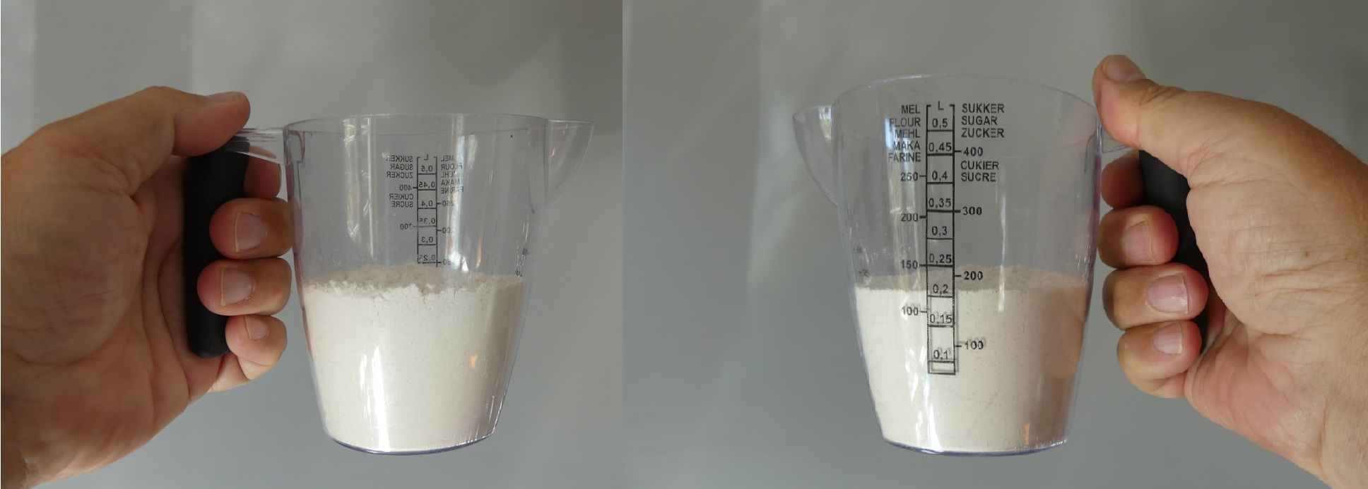 Vänsterhänt med mjöl Foto: Björn Lindahl