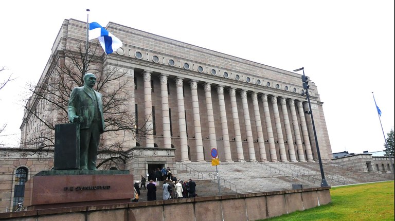 Finlands riksdagshus Foto: Björn Lindahl