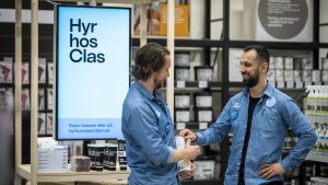Hållbarhet ger nya jobb i handeln – Clas Ohlson satsar på att hyra ut