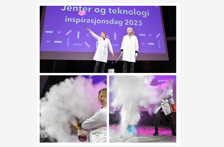 Jenter og teknologi Foto: Line Scheistrøen