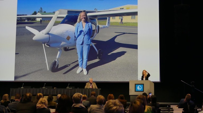 Halla med flygplan Foto: Björn Lindahl