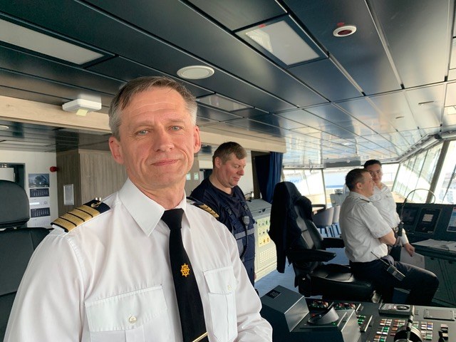 DFDS kapteinen Foto: Marie Preisler