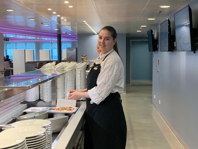 DFDS kjøkken Foto: Marie Preisler