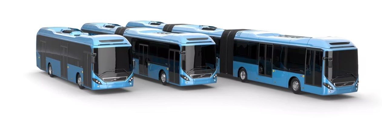 Olika sorters bussar Illustration: Volvo