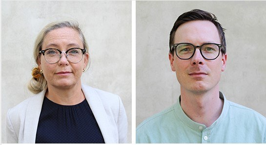 Anna Lundgren och Ágúst Bogason, Nordregio. Foto: Nordregio